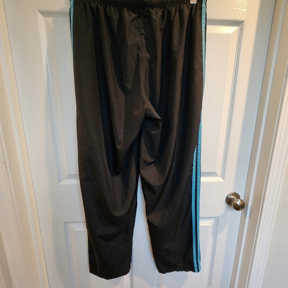 Adidas Track Joggers Vintage Y2k Black Blue Women's Pants‎ Size XL - Picture 12 of 16
